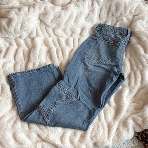 Hollister Women's low rise baggy Blue Jeans
